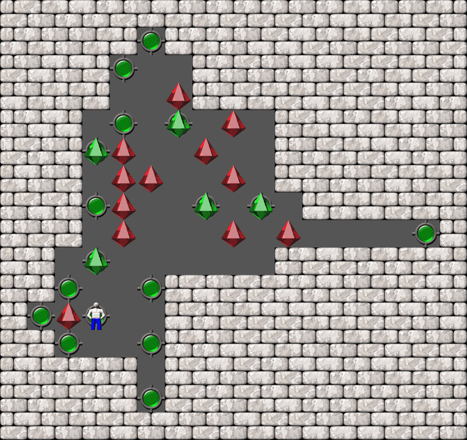 Сокобан More Bugs collections уровень 494